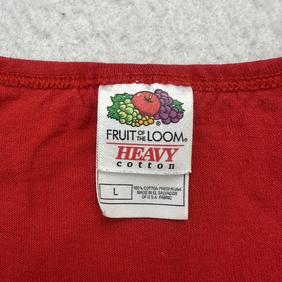 Vintage Biker Tank Top Mens Large L Red Skull 2004 Hollister Independence Rally - Picture 7 of 10